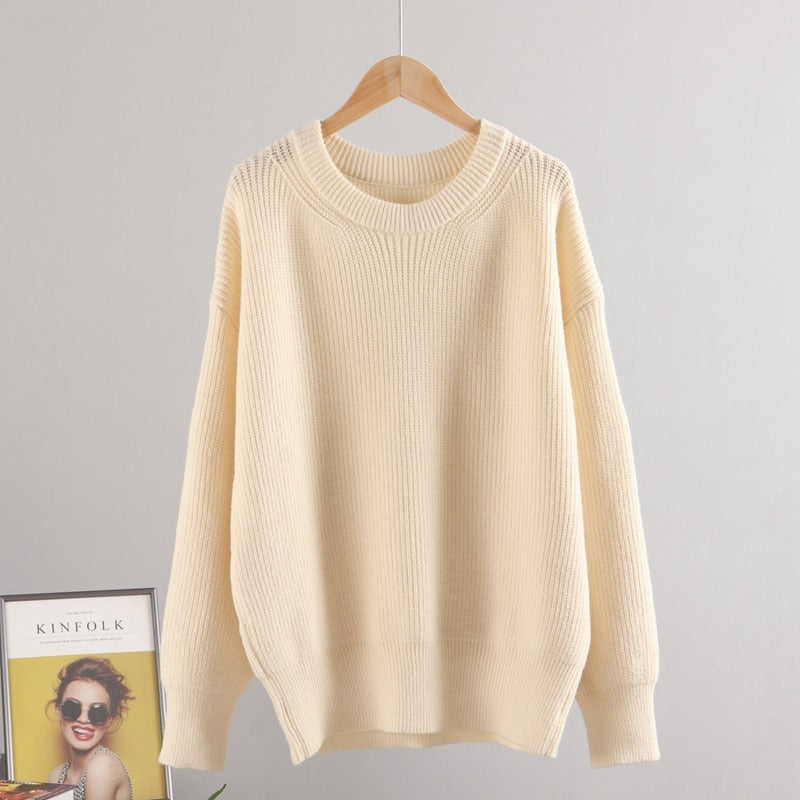 Wool Women's Sweater Autumn Winter Warm Turtlenecks Casual