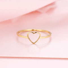 Stainless Steel Lucky Overflow Best Friend Fashion Gold Color Heart