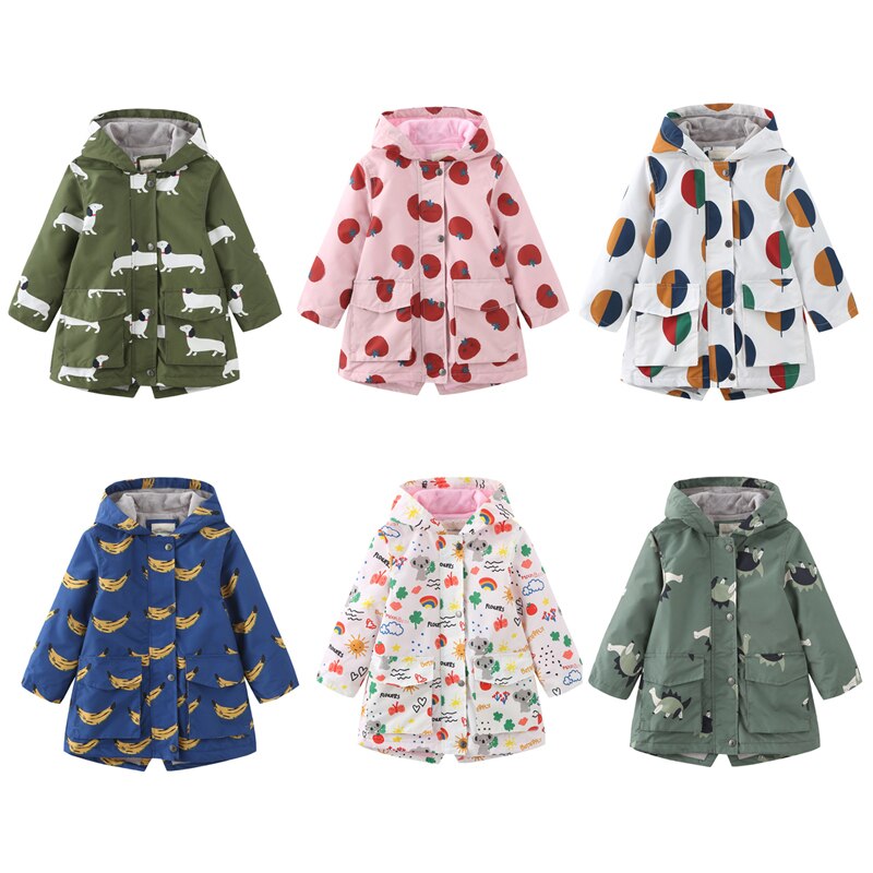 Children Boy Girl Trench Coat Coat  Outerwear Spring Fall Cotton