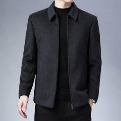 Casual Fashion Lapel Autumn Winter Mens Coat