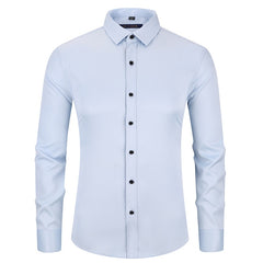 Slim Fit Long Sleeved Dress Shirt