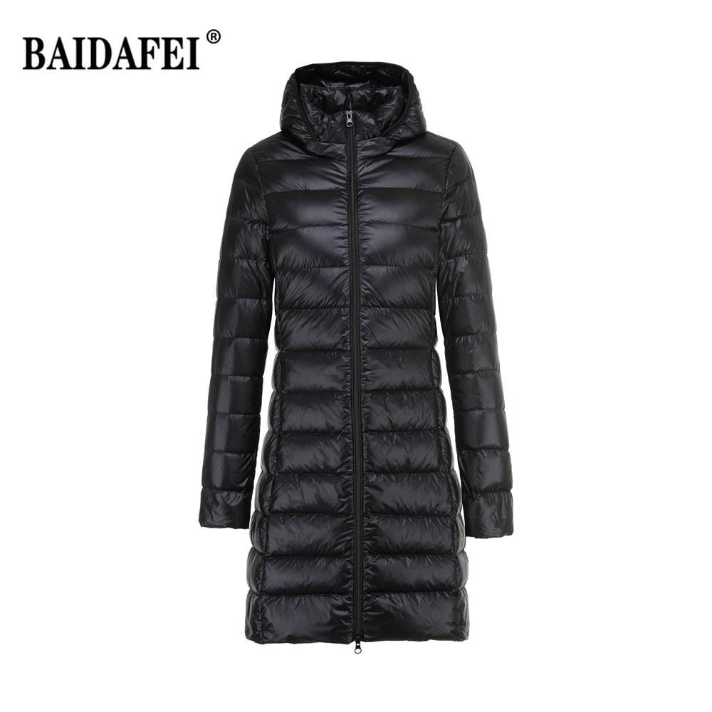 Women's Lightweight Water-Resistant Packable Puffer Coat