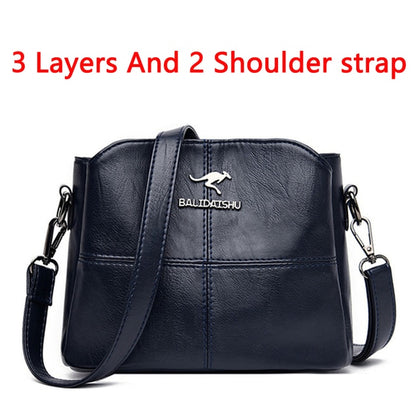High Quality Soft PU Leather Shoulder Crossbody Bags for Women