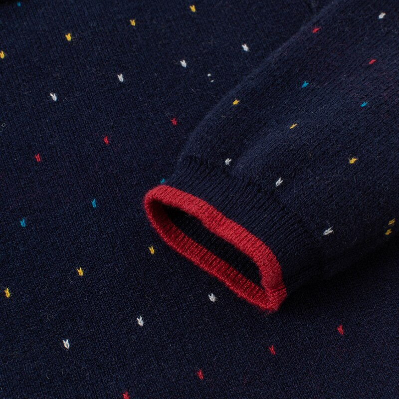 dave bella autumn baby girl cute floral dots sweater dress children fashion