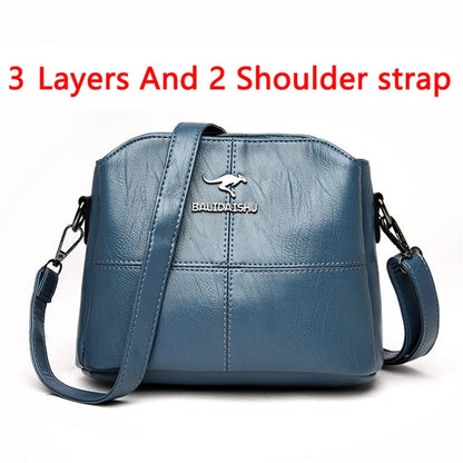 High Quality Soft PU Leather Shoulder Crossbody Bags for Women