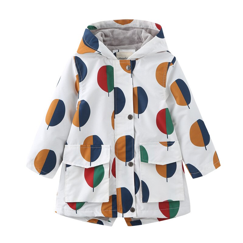 Children Boy Girl Trench Coat Coat  Outerwear Spring Fall Cotton