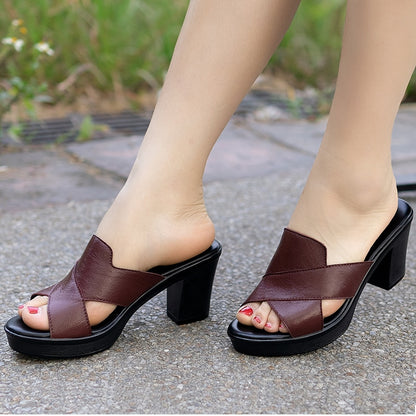 Slippers Sandals Summer 7cm High Heels Women Shoes Woman Slippers Summer Sandals Casual Shoes
