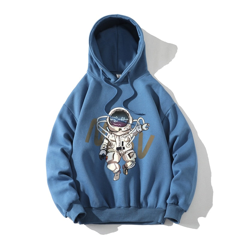 Fashion Black White Sweatshirt Men Hip Hop Long Sleeve Pullover Hoodies