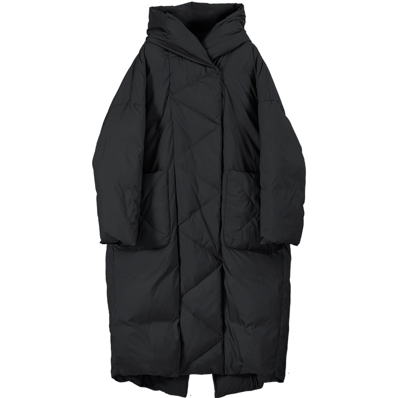 XL Plus Size Winter Oversize Warm Down Coat Female X-Long Down