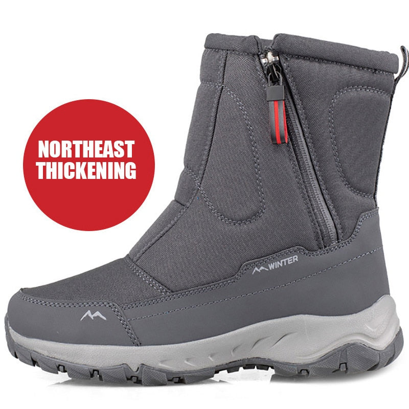 Women Boots Non-slip Waterproof Winter Ankle Snow Boots Platform