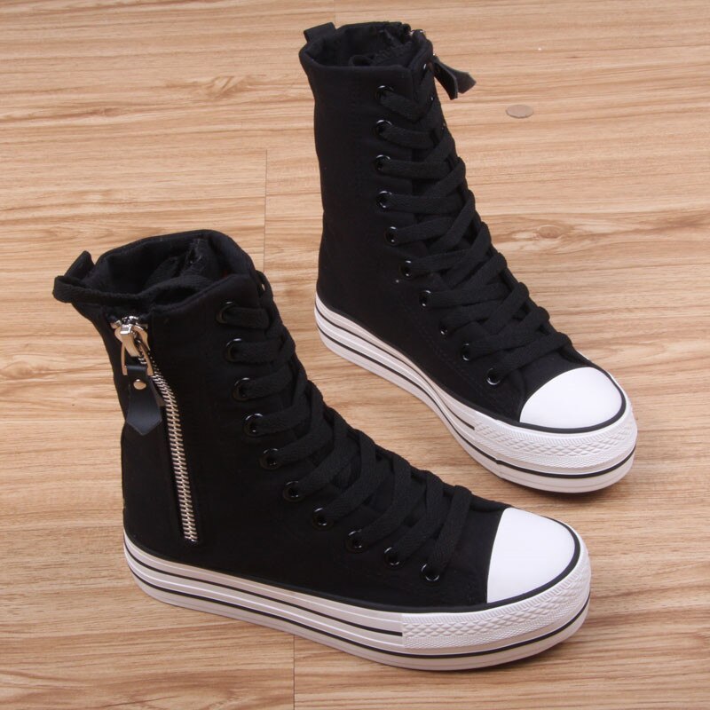 Fashion Women Sneakers Denim Casual Shoes Female Summer Canvas Shoes