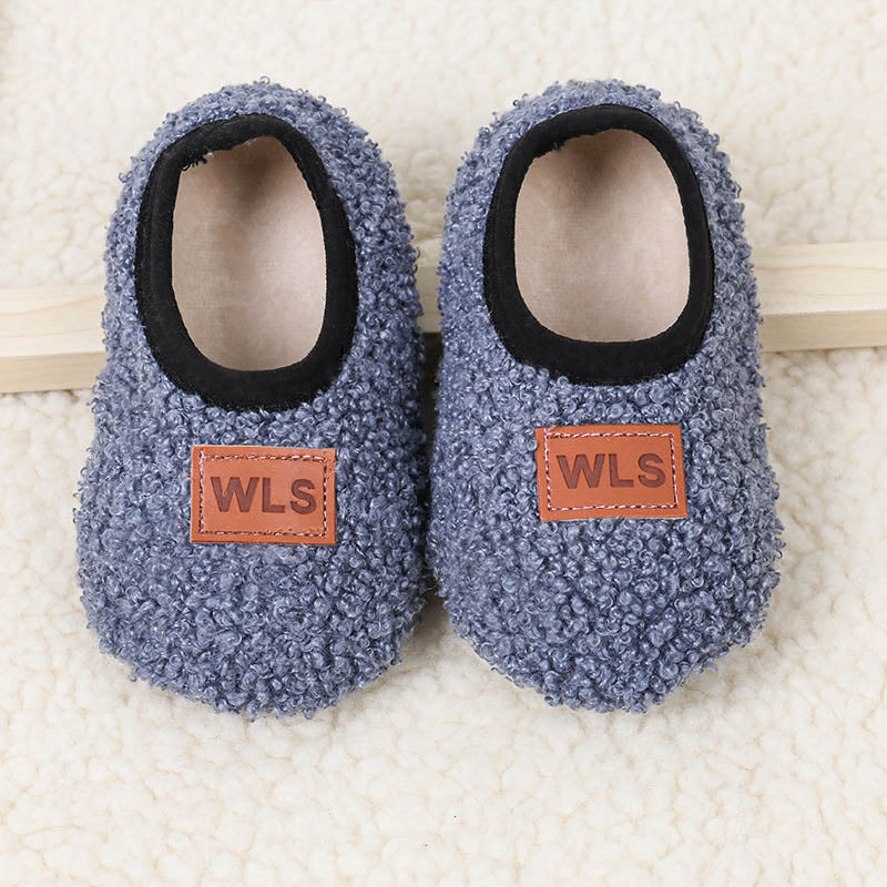 Winter Children Floor Shoes For Baby Slippers Infant Toddler Plush Warm