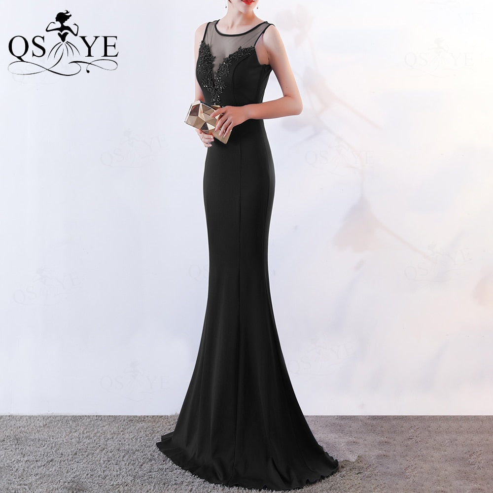Homecoming Dresses: Navy Prom Dresses Mermaid Beaded Lace Appliques