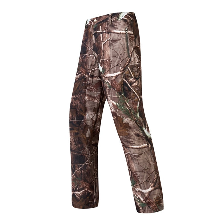 Mege Men Tactical Cargo Pants Camouflage Military Fleece Army