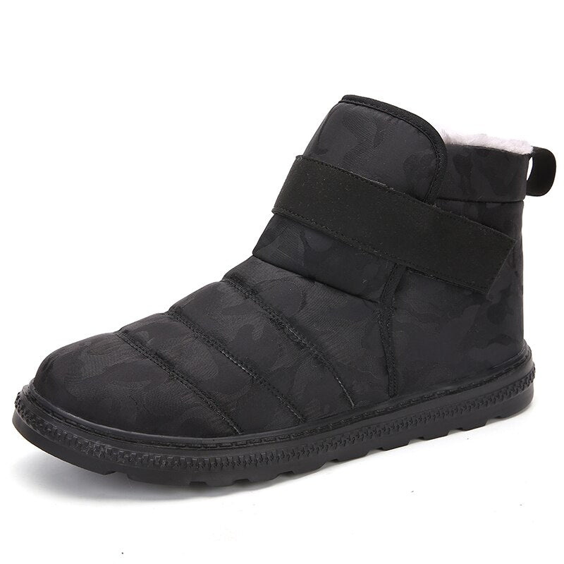 Plus Size  Men Boots Lightweight Winter Shoes for Men Snow Boots Waterproof
