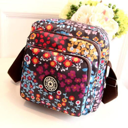 Fashion Women Messenger Bags Vintage Flower Printing Women Bag