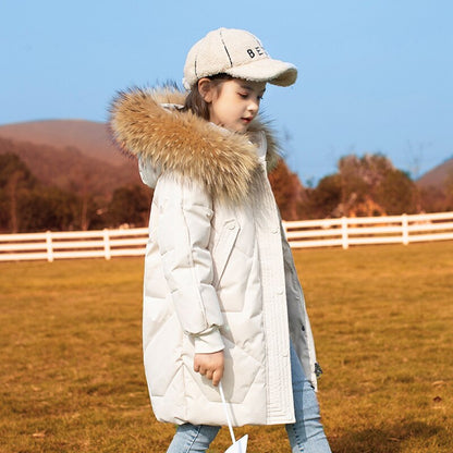 kids overcoat Winter Girls clothing warm Down jacket for girl clothes Parka