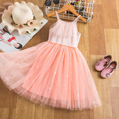 Little Girls Dress For Party Wedding Summer Baby Kids Dresses