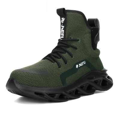 Men Winter Safety Boots Are Light and Comfortable Steel Toe Cap Anti-piercing