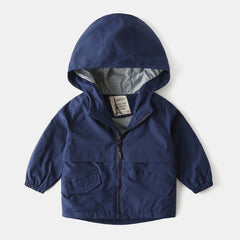 Children Jackets Autumn Spring Kids Outerwear Coats Cute Solid Color Jackets