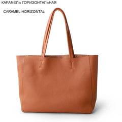 Simple Casual Leather Women Shoulder Bag Luxury Brand Designer Genuine