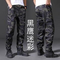 Spring Brand Men Fashion Military Cargo Pants Multi-pockets Baggy Men