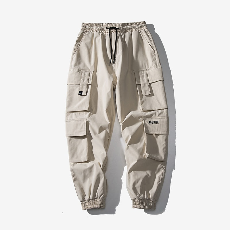Streetwear Mens Hip Hop Jogging Pants Casual Men Trousers Big Size Loose