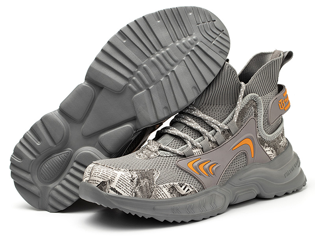 Male Work Boots Indestructible Safety Shoes Men Steel Toe