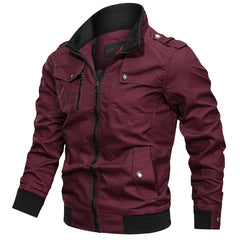 Spring Autumn Jacket Men Fashion Slim Bomber Windbreaker Jackets Coat