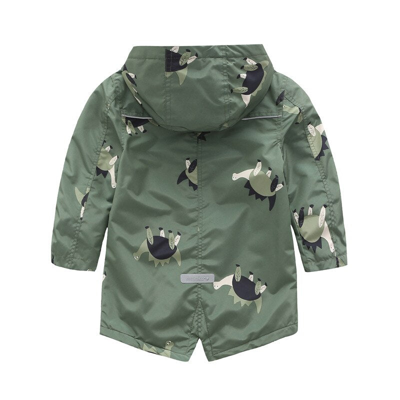 Children Boy Girl Trench Coat Coat  Outerwear Spring Fall Cotton