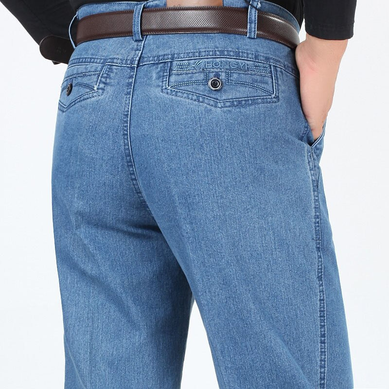 Stretch Jeans for Men Spring Autumn Male Casual High Quality