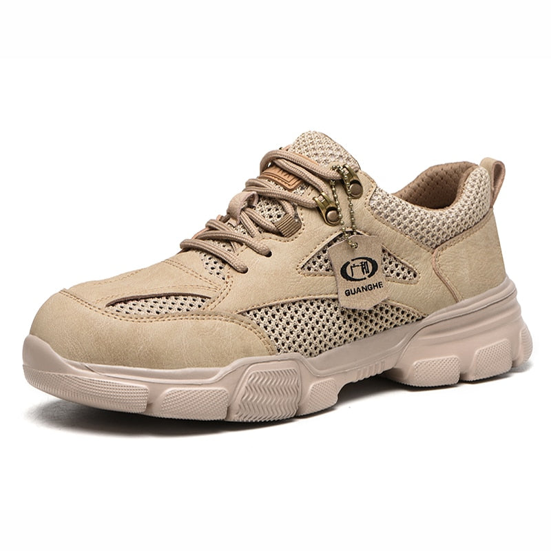 Work Safety Shoes Steel Toe Anti-puncture Indestructible Men Safety Boots