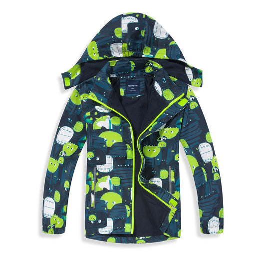 Spring Autumn Child Kid Clothe Baby Boy Windproof Waterproof Jacket