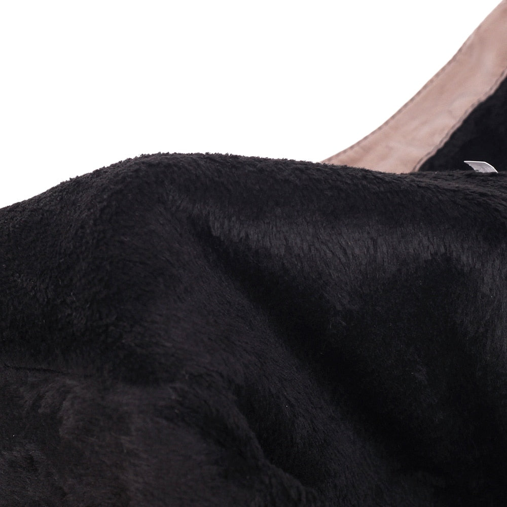 Female Knee High Boots Women Pu Leather Knee Winter Boots