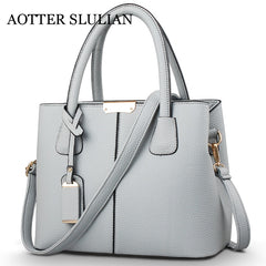 Fashion Women Leather Ladies Handbag Crossbody Shoulder Bag White