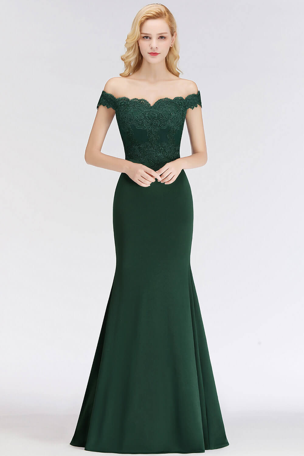 Homecoming Dresses: Golden Applique Prom Dress Women Mermaid Off The Shoulder