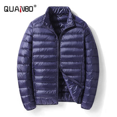 Men Lightweight Packable Down Jacket Breathable Puffy Coat