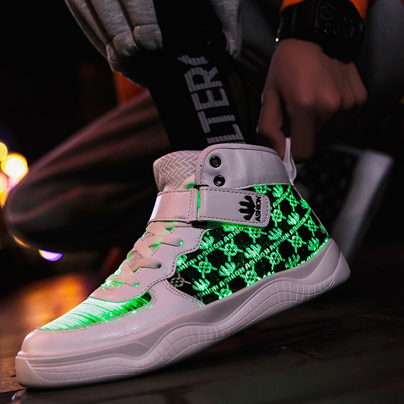 UncleJerry Fiber Optic Shoes big boys