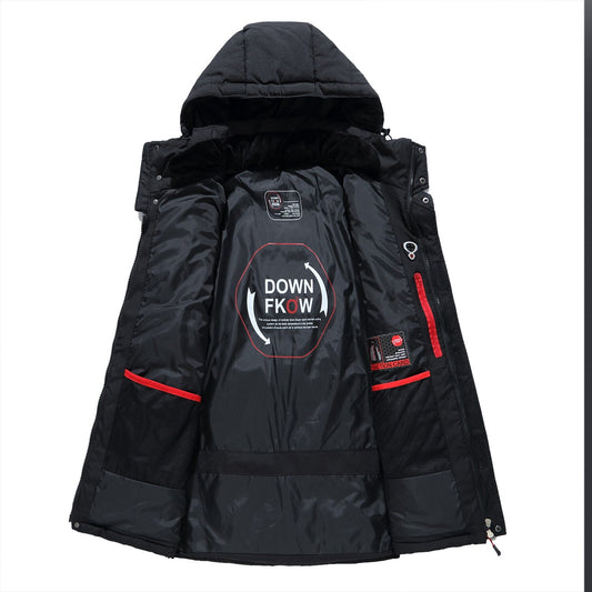 Casual Winter Warm Snow Jackets Men's Clothing White Down Jacket