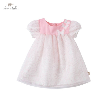 dave bella summer baby girl cute cartoon floral dress children fashion party dress