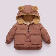 Winter Children Girls Boys Jacket Cotton Down Coats