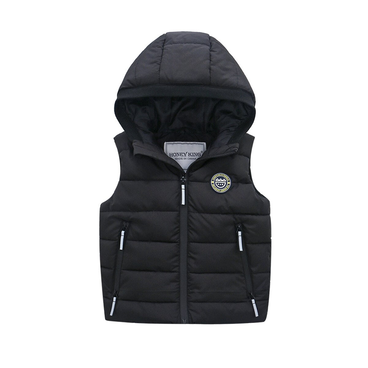 Children Vest Babys Winter Warm Hooded Down Cotton Vest