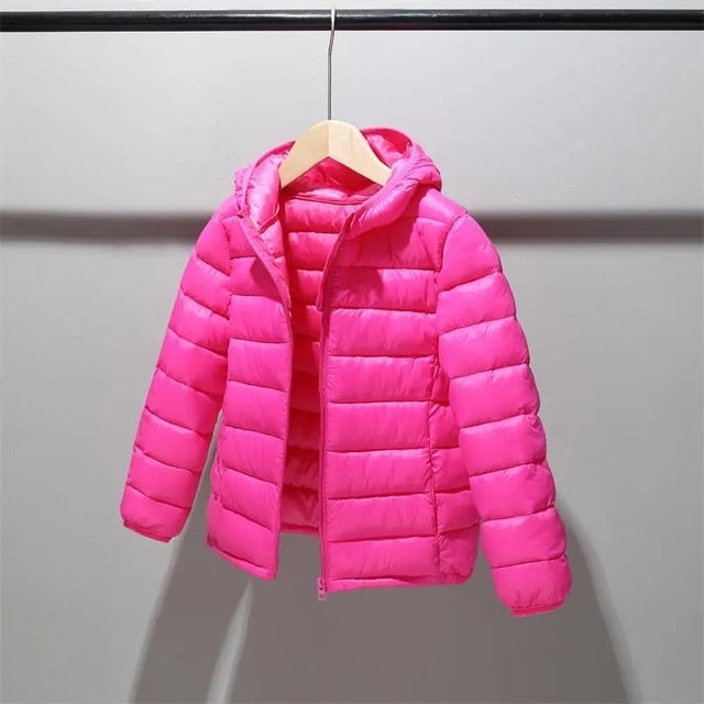 Children down cotton jacket clothes for boys girls cotton padded