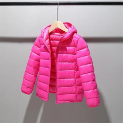 Children down cotton jacket clothes for boys girls cotton padded