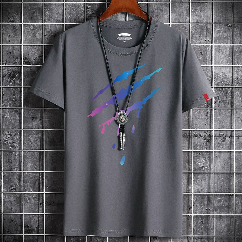 T-shirt for Men Clothing Fashion Summer Graphic Vintage Tshirt Anime