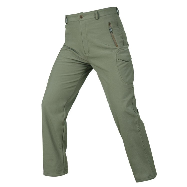 Mege Men Tactical Cargo Pants Camouflage Military Fleece Army