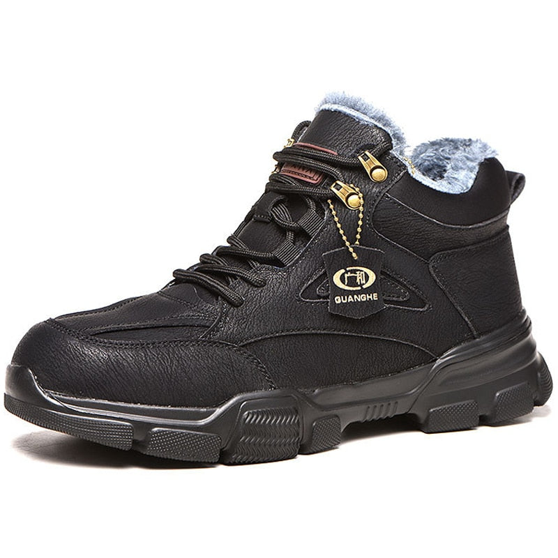 Work Safety Shoes Steel Toe Anti-puncture Indestructible Men Safety Boots