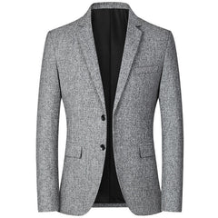 Blazers Men Brand Jacket Fashion Slim Casual Coats Handsome Masculino