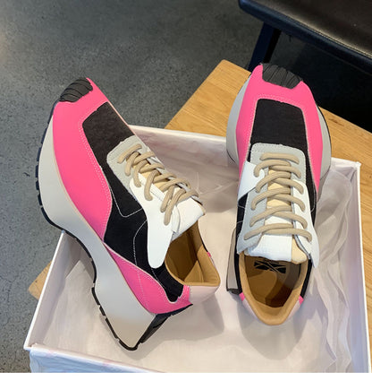 Spring Thick Sole Casual Daddy Shoes Hot Selling Women Flat Platform