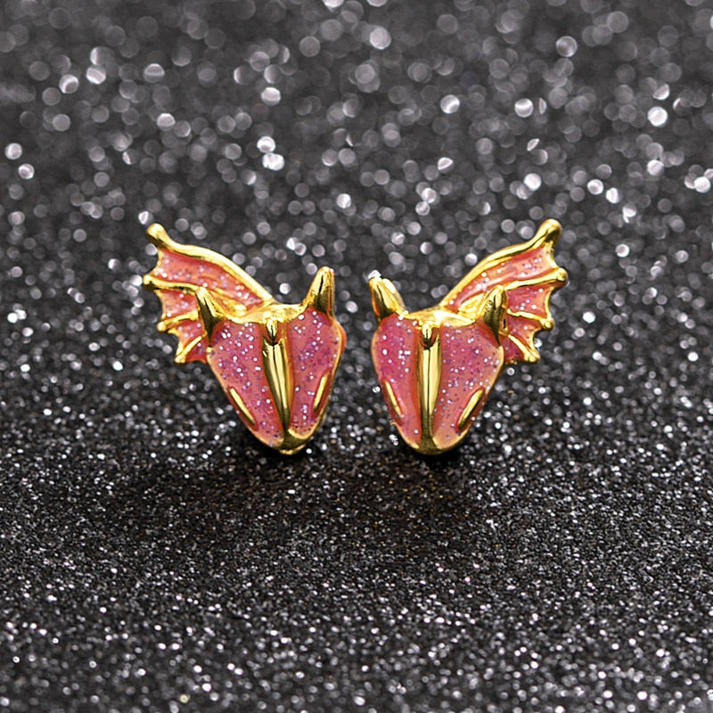 Fashion Enamel Dragon Rings Punk Viking Animal Snake Adjustable Finger Ring